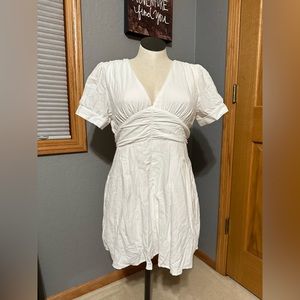 SHEIN white dress for easy slip on class I was